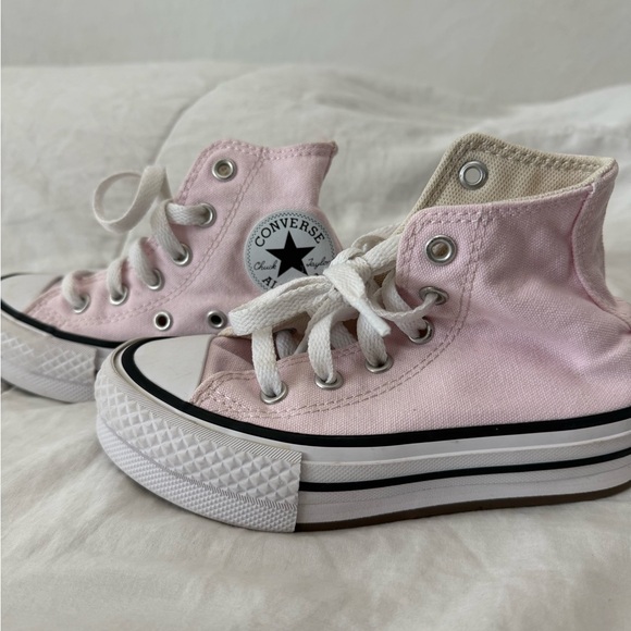 Converse Light Pink All Star High-Tops - Picture 2 of 7